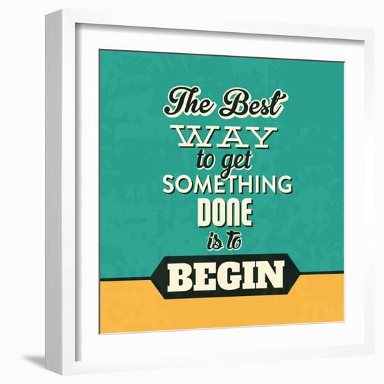 Get Something Done-Lorand Okos-Framed Art Print