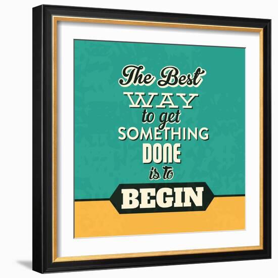 Get Something Done-Lorand Okos-Framed Art Print