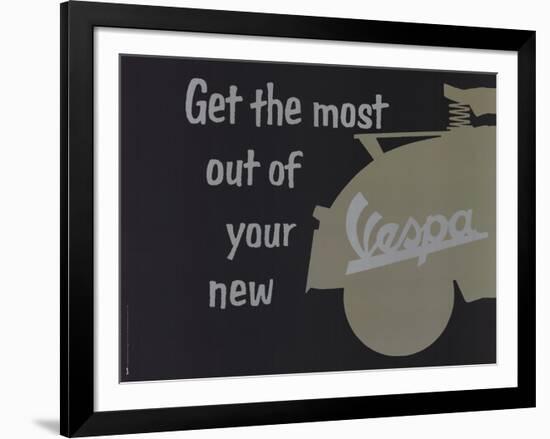 Get the Most Out of Your New Vespa-Unknown-Framed Art Print