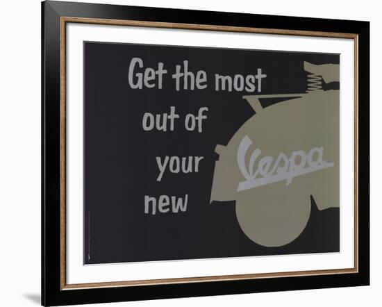 Get the Most Out of Your New Vespa-Unknown-Framed Art Print