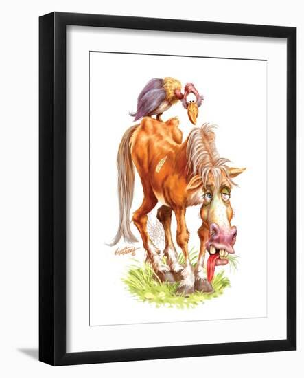 Get Well Old Horse-Nate Owens-Framed Giclee Print