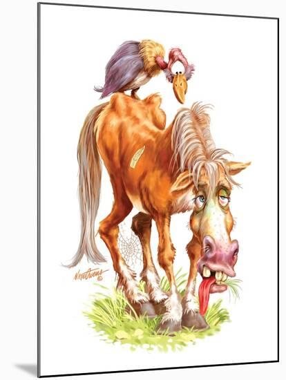 Get Well Old Horse-Nate Owens-Mounted Giclee Print