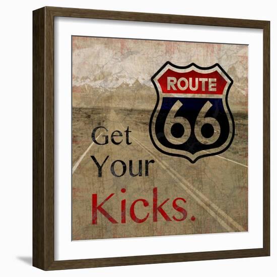 Get your Kicks-Lauren Gibbons-Framed Art Print