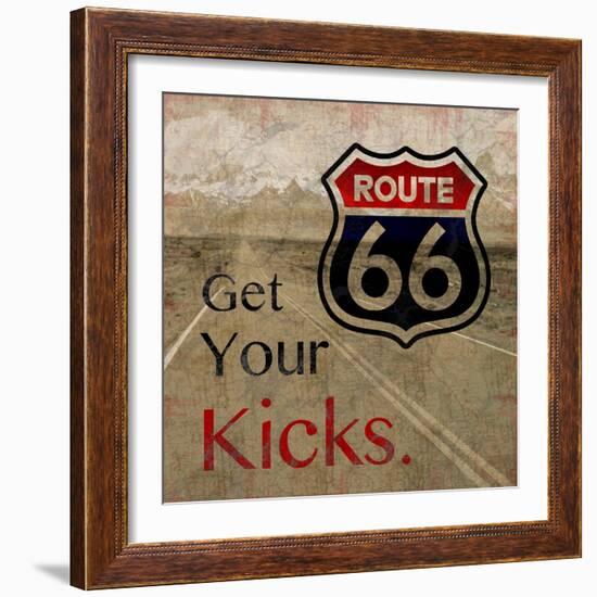 Get your Kicks-Lauren Gibbons-Framed Art Print