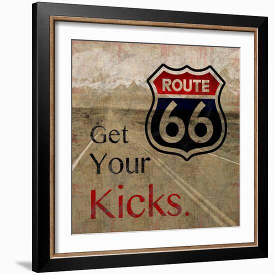 Get your Kicks-Lauren Gibbons-Framed Art Print