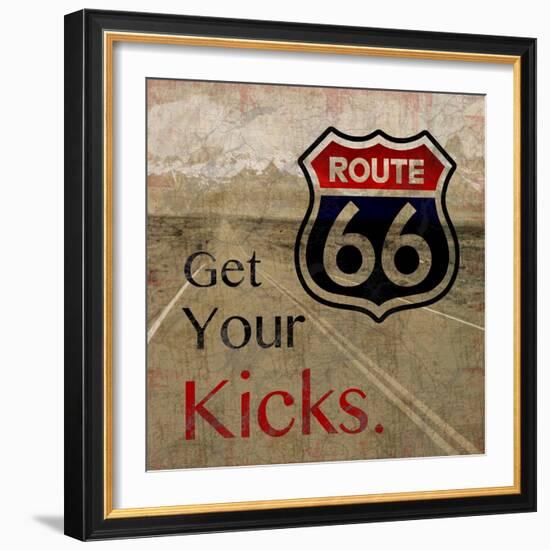 Get your Kicks-Lauren Gibbons-Framed Art Print