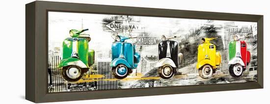 Get Your Mopeds Running-Bresso Solá-Framed Stretched Canvas