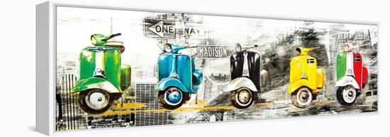 Get Your Mopeds Running-Bresso Solá-Framed Stretched Canvas