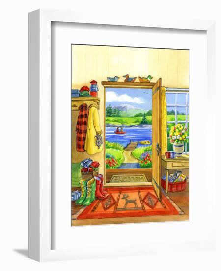 Getaway Cabin-Geraldine Aikman-Framed Premium Giclee Print