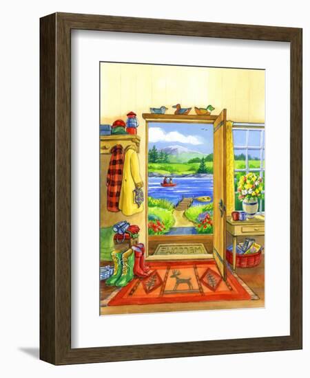 Getaway Cabin-Geraldine Aikman-Framed Giclee Print