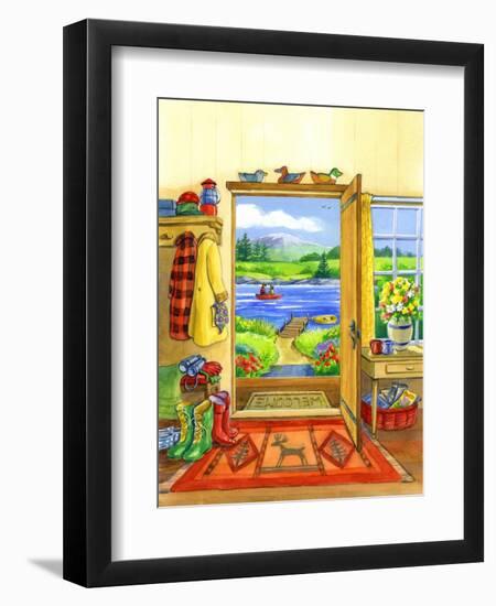 Getaway Cabin-Geraldine Aikman-Framed Giclee Print