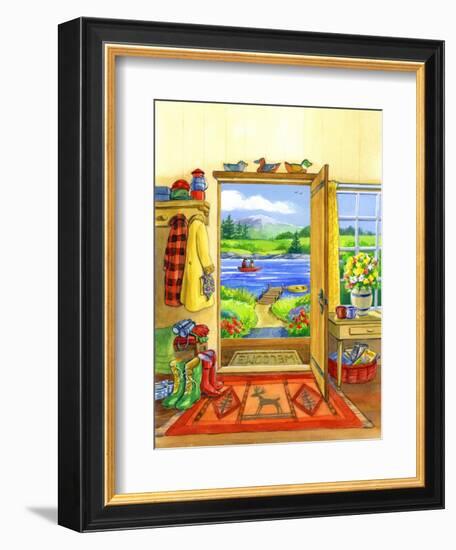 Getaway Cabin-Geraldine Aikman-Framed Giclee Print