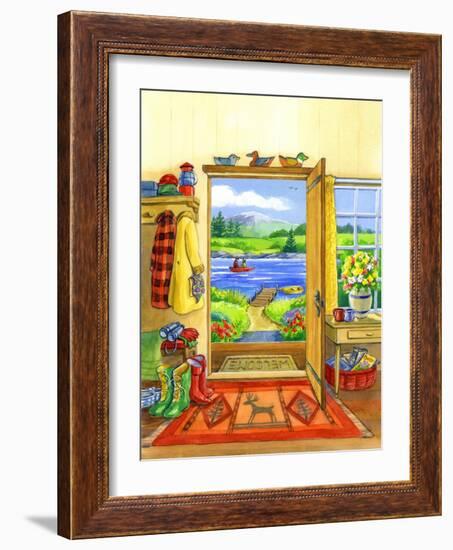 Getaway Cabin-Geraldine Aikman-Framed Giclee Print