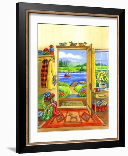 Getaway Cabin-Geraldine Aikman-Framed Giclee Print