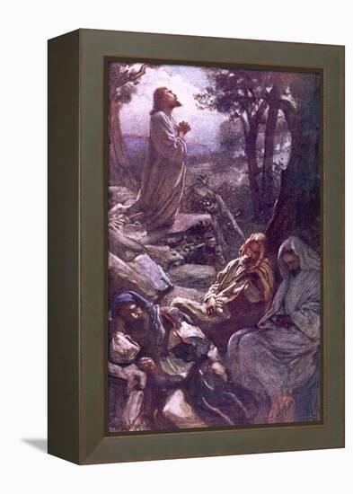 Gethsemane-Harold Copping-Framed Premier Image Canvas