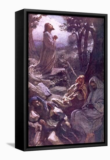 Gethsemane-Harold Copping-Framed Premier Image Canvas