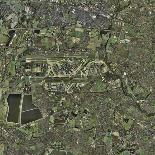 Chelsea's Stamford Bridge Stadium, Aerial-Getmapping Plc-Premium Photographic Print