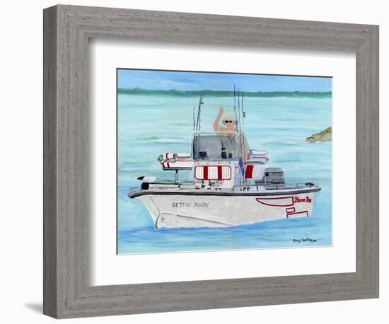 Gettin Away Blazer Bay-Cheryl Bartley-Framed Giclee Print