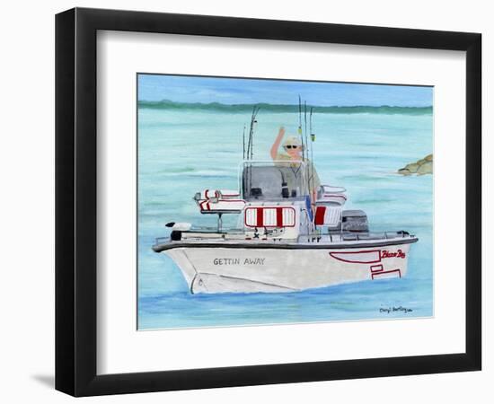 Gettin Away Blazer Bay-Cheryl Bartley-Framed Giclee Print