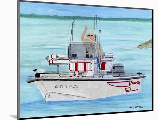 Gettin Away Blazer Bay-Cheryl Bartley-Mounted Giclee Print