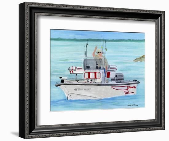 Gettin Away Blazer Bay-Cheryl Bartley-Framed Giclee Print