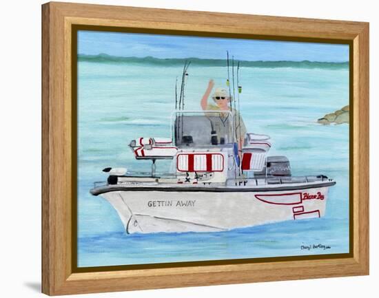 Gettin Away Blazer Bay-Cheryl Bartley-Framed Premier Image Canvas