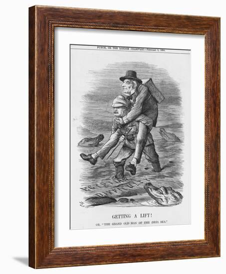 Getting a Lift, 1884-John Tenniel-Framed Giclee Print