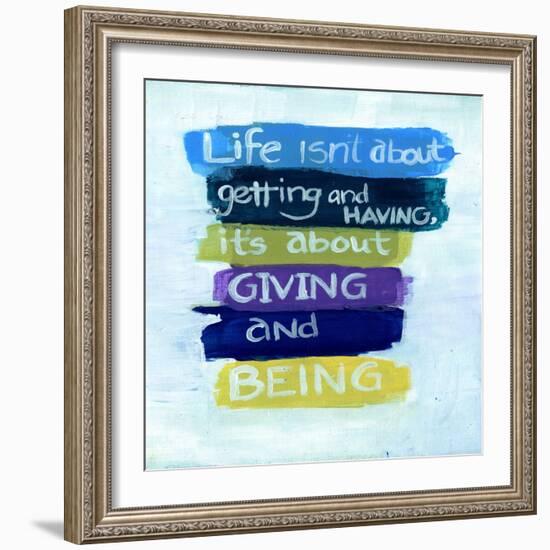 Getting and Having-Smith Haynes-Framed Art Print