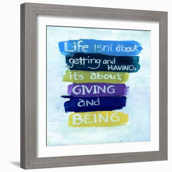 Getting and Having-Smith Haynes-Framed Art Print