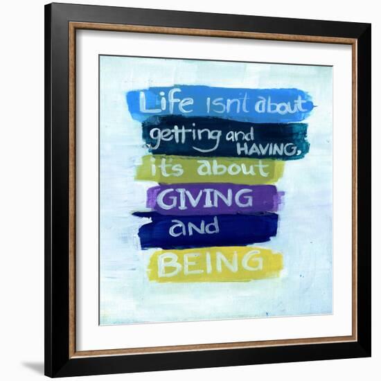 Getting and Having-Smith Haynes-Framed Art Print