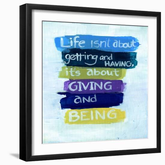 Getting and Having-Smith Haynes-Framed Art Print