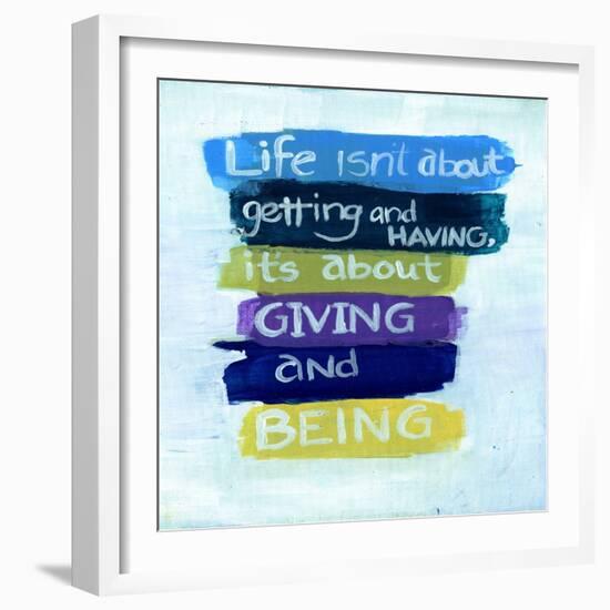 Getting and Having-Smith Haynes-Framed Art Print