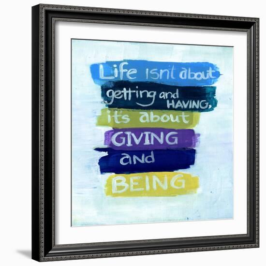 Getting and Having-Smith Haynes-Framed Art Print