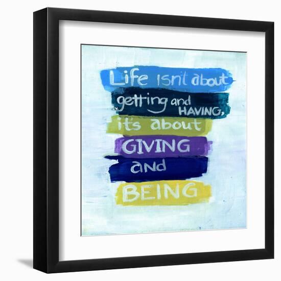 Getting and Having-Smith Haynes-Framed Art Print