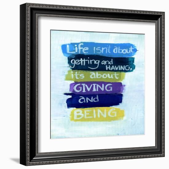 Getting and Having-Smith Haynes-Framed Art Print