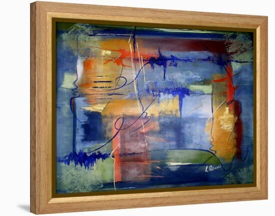 Getting In The Groove-Ruth Palmer-Framed Stretched Canvas