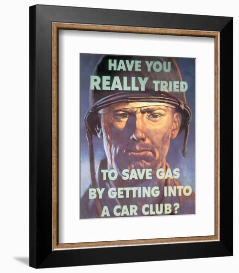 Getting Into A Car Club, 1944-Harold Von Schmidt-Framed Art Print