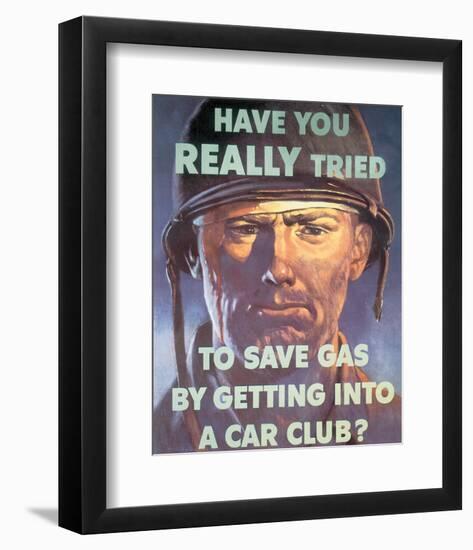 Getting Into A Car Club, 1944-Harold Von Schmidt-Framed Art Print