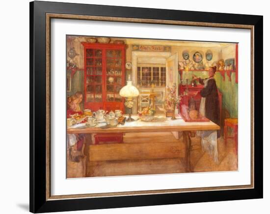 Getting Ready for a Game, 1901-Carl Larsson-Framed Art Print