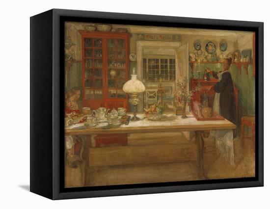 Getting Ready for a Game, 1901-Carl Larsson-Framed Premier Image Canvas