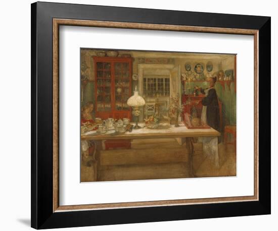 Getting Ready for a Game, 1901-Carl Larsson-Framed Giclee Print