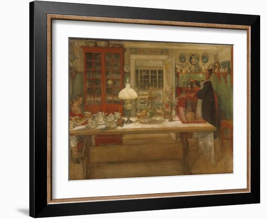 Getting Ready for a Game, 1901-Carl Larsson-Framed Giclee Print