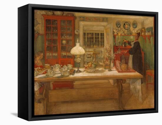 Getting Ready for a Game, 1901-Carl Larsson-Framed Premier Image Canvas