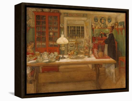 Getting Ready for a Game, 1901-Carl Larsson-Framed Premier Image Canvas