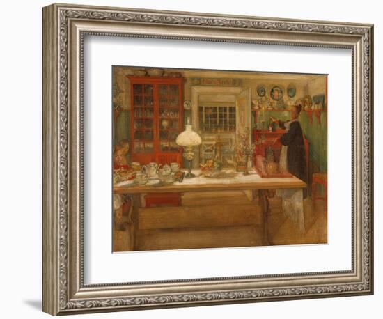 Getting Ready for a Game, 1901-Carl Larsson-Framed Giclee Print