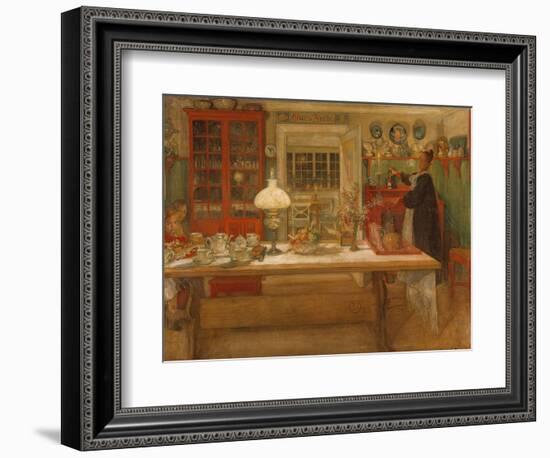 Getting Ready for a Game, 1901-Carl Larsson-Framed Giclee Print