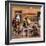 "Getting Ready for School," February 26, 1949-John Falter-Framed Giclee Print