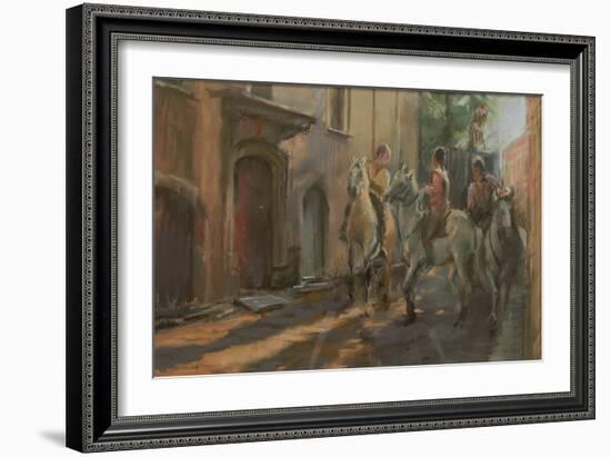 Getting Ready for the Bull Run, 2009-Pat Maclaurin-Framed Giclee Print