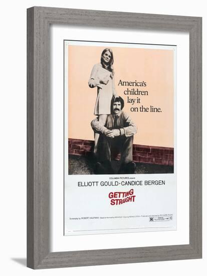 Getting Straight, Candice Bergen, 1970-null-Framed Art Print