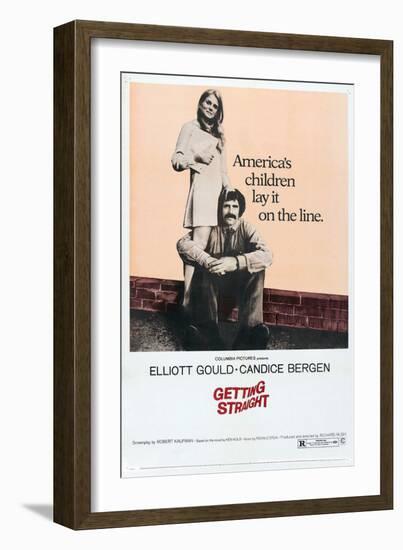 Getting Straight, Candice Bergen, 1970-null-Framed Art Print